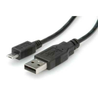 Roline USB2.0 kabel TIP A(M) na Micro B(M), 3.0m /  11.02.8755